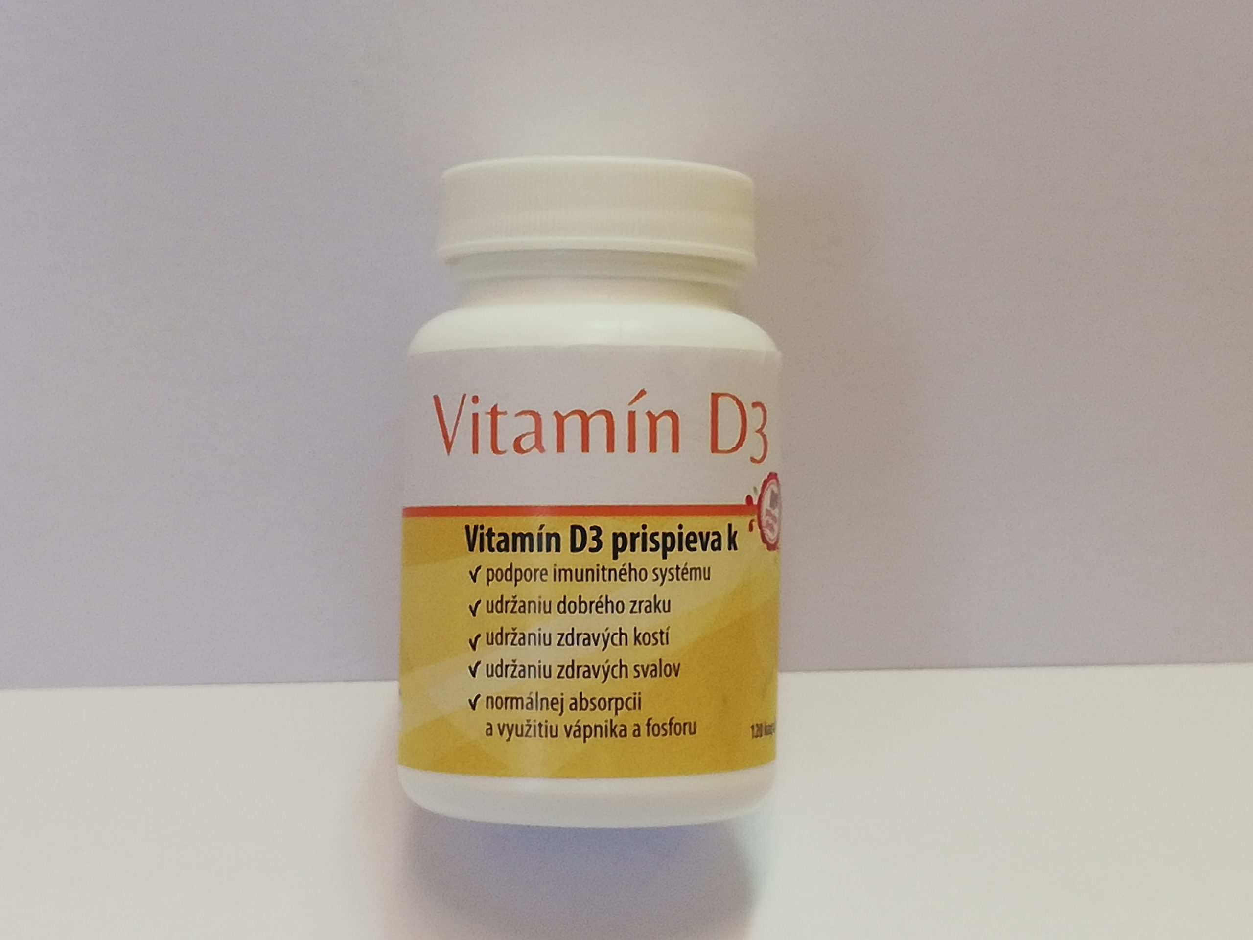 Vitamín D3 Cholecalciferol 2000 IU 120 kapsúl Biocentrum